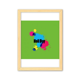 thumbnail image 1 of Color - pain. Cuadro de madera decorativa marco de casa A4, 1 of 3
