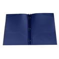 thumbnail image 2 of 1 Pack Plastic Folders with Pockets, Heavy Duty 2-Pocket Folders with Card Slot for Business Office and School, Standard Letter Size, Colored File Folder Back to School Supplies, Pink, 2 of 9