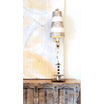 thumbnail image 2 of Lucas McKearn Birdland 1-light Crystal Table Lamp in Black/Gold Stripes, 2 of 2