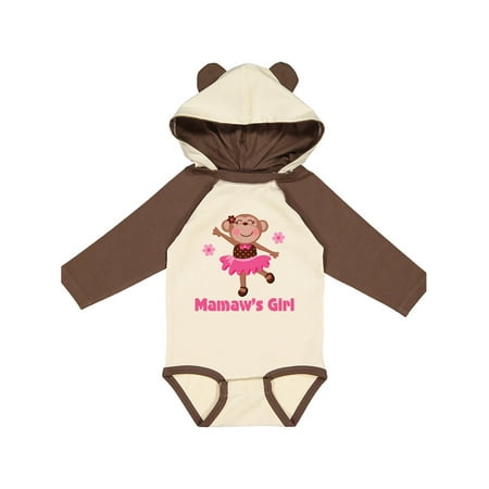 

Inktastic Mamaw s Girl Gift Baby Girl Long Sleeve Bodysuit