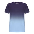 thumbnail image 4 of Aofany T-Shirts For Men Men's Tshirts Men Gradient Crew Neck Short Sleeve Summer Casual Tees Tops Mens T Shirt, 4 of 5