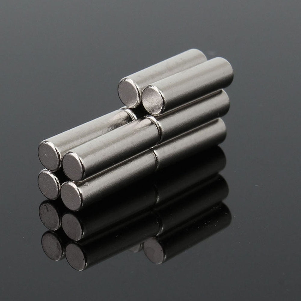 10Pcs 3x10mm Cylinder Rare Earth Super Strong Neodymium Magnets N35 Sweet 