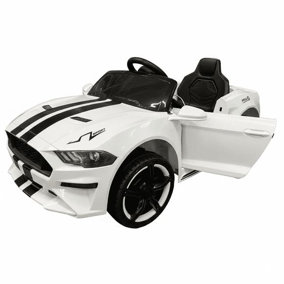 MONTABLE ELECTRICO TIPO AUTO MUSTANG ROSA