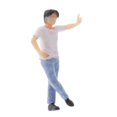 thumbnail image 3 of 1:64 Figuras Diorama Uniforme Chica Moda Chico Japonés Chico Kabe-don B, 3 of 9