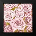 thumbnail image 2 of Bennett, Kate 20x20 Black Modern Framed Museum Art Print Titled - Pink Roses on Gold, 2 of 5