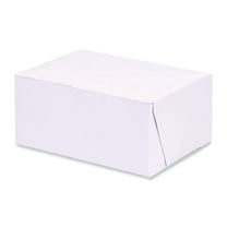 Southern Champion Tray SCT Bakery Boxes Standard 6 x 4.45 x 2.75 White Paper 250/Carton 1503