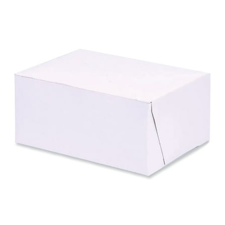 Southern Champion Tray SCT Bakery Boxes Standard 6 x 4.45 x 2.75 White Paper 250/Carton 1503