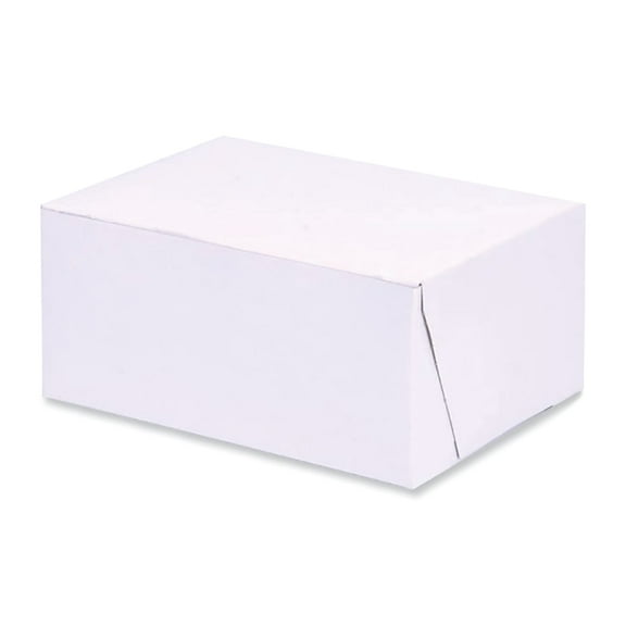 Southern Champion Tray SCT Bakery Boxes Standard 6 x 4.45 x 2.75 White Paper 250/Carton 1503