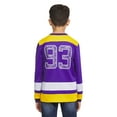 thumbnail image 4 of Dogg Supply by Snoop Dogg Boys' Long Sleeve V-Neck Mesh Hockey Jersey, Sizes 4-18, 4 of 4