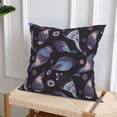 thumbnail image 6 of Throw Pillow Covers, Jellyfish Tentacle Soft Square Pillow Cases with Invisible Zipper for Couch Bed Sofa, Farmhouse Fall Home Decor 18"x18", 6 of 7