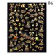 thumbnail image 1 of Láser dorado para uñas de Navidad, adhesivo para decoración de uñas, copo de nieve, alce, árbol de Navidad, bronceado, transferencia autoadhesiva Gao Jinjia LED, 1 of 2