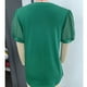 thumbnail image 2 of Camiseta con cuello en V para mujer, mangas cortas abombadas, empalme de encaje, Color puro, holgada, camiseta de verano, verde, XL, 2 of 3