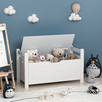 Fantasy Fields Sunny Safari Kids Wooden Storage Bench Seat Toy Box