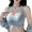 Blue, variant on Seamless Bralette bras for women Full Coverage sport Gym Fitness Underwear Hook And Loop