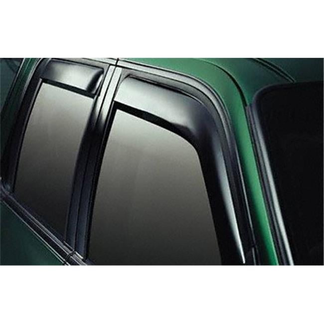 EGR 573511 Slimline In-Channel Window Visors - Smoke, 4 Piece