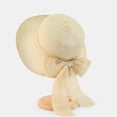 thumbnail image 1 of Sombrero de paja de playa para mujer, sombrero de viaje con ala plegable, sombrero UV de verano WD.WDQZL Hogar, 1 of 3