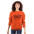 thumbnail image 3 of Country Strong Logo Western Cowboy Sweatshirt for Men or Women Brisco Brands S, 3 of 5