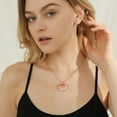 thumbnail image 3 of U7 Heart Shaped Rose Gold Plated Pendant Photo Locket Necklace for Women Daughter Mother's Day Valentine Personalized Memorial Gift Custom Love Heart Necklaces, 3 of 9