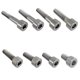 thumbnail image 4 of 5 uds tornillo de cabeza hexagonal de titanio TC4 Sharpla Color plata, 4 of 6