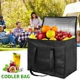 thumbnail image 1 of 30L Reusable Insulated Cooler Lunch Bag Beach Lunch Box Organizer Super Cool Cooling Bag Box Camping Food Ice Drink Lunch Office Work Picnic Hiking, 1 of 6