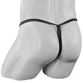 thumbnail image 4 of Jwputqe&nbsp;Mensg Strings and Thongs,Thongs,G-string Panties,Breathable,Cooling,Solid,Low Waist,Polyester,Black,Free Size, 4 of 4
