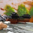 thumbnail image 2 of Covered Bridge Ornaments, Miniature Covered Bridge Model, Simulated Small Antique Architectural Model Landscape Ornament For Bonsai Decor, 2 of 8