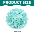 thumbnail image 3 of Clearance Under $1 Artificial Hydrangea Heads, Dense Realistic Flower Heads for DIY Arrangements, Blue, 3 of 6
