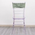 thumbnail image 5 of BalsaCircle 5 Spandex Chair Sashes Silver Round Buckle Party Ceremony Decorations Cheap, 5 of 8