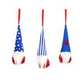 thumbnail image 1 of Fiudx Ofertas y liquidaciones 3PC Día de la Independencia Patriótico Gnomo Regalos Muñeca Conmemorativa Gnomos Muñeca, 1 of 2