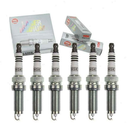 6 pc NGK 94702 Laser Iridium Spark Plugs for 1UXE-18-110 3490 BY483-DF6H0 FXE20HE11C Ignition Wire Secondary