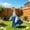 🔥Multicolor_New#446, variant on Goose Outfit with Straw Hat for Porch Goose Lawn Decor, Summer Overalls Clothes for 23 Inch Garden Goose Yard Decoration