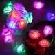 thumbnail image 2 of Guirnalda de luces LED de imitación con forma de rosa, guirnalda de luces para bodas, decoración para festivales, colorida, 2 of 2