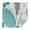 Blue Boho Plant, variant on Brown Boho Geometric and Plant Pattern Square Tablecloth,Waterproof Square Table Cover,Wipeable Spillproof Washable Table Cover for Home Kitchen Party Decor 42"X42"(107x107cm)