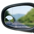 thumbnail image 3 of ICBEAMER Side Rear View Blind Spot Mirrors 2.5" Round HD | Convex Glass Frameless design rearview Car Door mirrors | Perfect rearview for larger image and traffic safety. (2 pack), 3 of 8