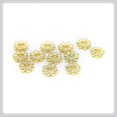 thumbnail image 4 of ZHAOCHENG 200 cuentas espaciadoras de aleación de flores para hacer joyas, collares y pulseras, 4 mm, 4 of 5