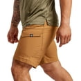 thumbnail image 5 of TRUEWERK T1 WerkShort Men's Lightweight, Moisture Wicking, 4-Way Stretch Work shorts Sand, 5 of 9