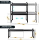 thumbnail image 2 of Paquete de 2 Estantes Organizadores de Gabinete Expandibles, Almacenamiento Apilable para Encimera de Cocina y Despensa, Estante de Alacena Ajustable, Longitud 20.5", 2 of 8