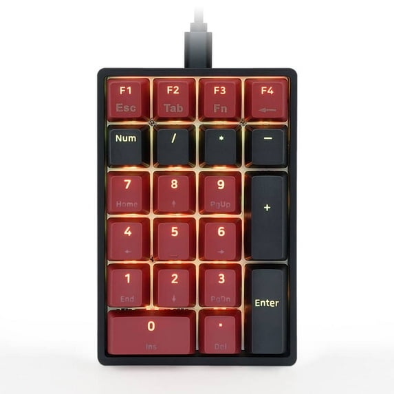 GK21s Bluetooth Numpad Macropad with Hotswap PCB and Plastic Case