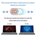 thumbnail image 2 of EeaseCA 3pcs Rhinestone Webcam Cover Camera Slide Blocker Smartphone Cover, 2 of 8