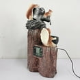 thumbnail image 3 of AMERTEER Resin Animal Garden Statue USB Interface Courtyard Decoration (Squirrel), 3 of 10