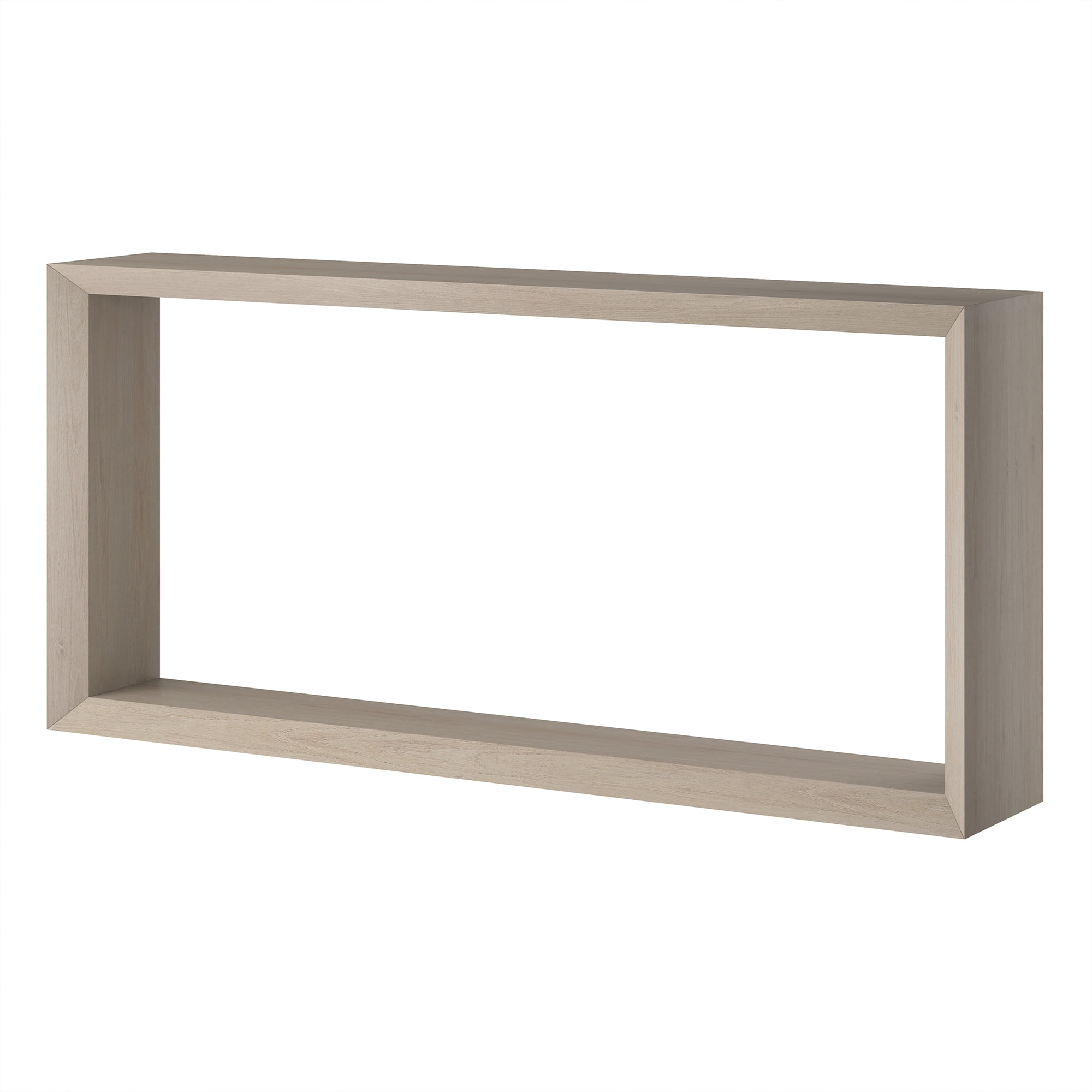 Evelyn&Zoe Modern Farmhouse 64" Wide Alder White Console Table