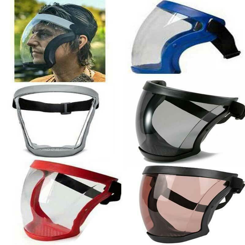 Anti-fog Full Face Shield Head Cover Outdoor Cycling Protective Face Safety Mask 