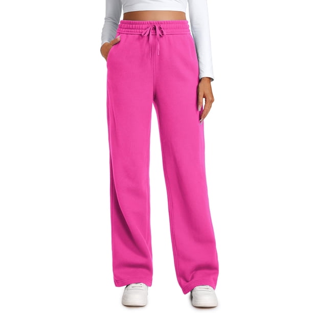 Pantalones CRZ YOGA Joggers Térmicos 76 cm Forro Polar Hibisco Morado