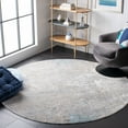 thumbnail image 2 of SAFAVIEH Dream Sloane Abstract Area Rug, Grey/Multi, 6'7" x 6'7" Round, 2 of 7