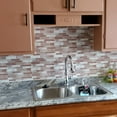 thumbnail image 2 of Peel and Stick Backsplash Tiles - 10-Sheet Pack, 12" x 12" Subway 3D Wall Panels, Easy Installation, 2 of 7