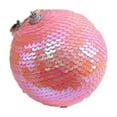 thumbnail image 2 of Christmas Ornament, Pink Sequin Ball Hanging Decoration Sparkling Glitter Ornament for Christmas Tree Holiday Party Home Decor 2025, 2 of 5
