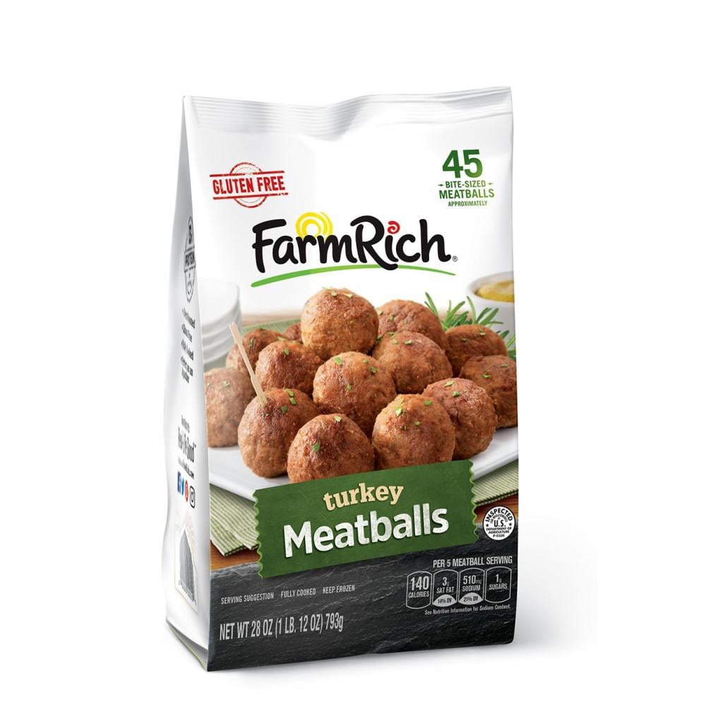 Farm Rich Turkey Meatballs, 28 oz Walmart Inventory Checker BrickSeek