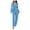 Sky Blue1, variant on ABATAB Jumpsuits for Women Sparkly Dressy Long Sleeve Sequin Rompers V Neck Wide Leg Belted Party Clubwear Outfits