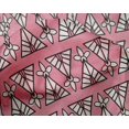 thumbnail image 4 of oneOone Soie Tissu Tabby Floral & Triangle Bloc Tissu Imprimé 1 Yard 42 Inch Wide, 4 of 4
