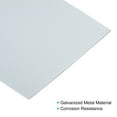 thumbnail image 4 of 10 piezas de chapa de acero galvanizado, chapa de metal de 10x3cm, paneles de chapa de acero galvanizado de 0.5mm de grosor para tapajuntas, 4 of 6